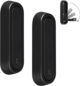 Folding Wall Hooks, 2 Pcs Foldable Black Coat Hooks Heavy Duty Foldable Hook Bathroom Towel Hooks Robe Hooks Wall Mounted for Hanging Coat Towels Clothes Hat Bags Keys